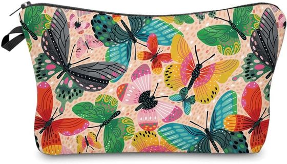 Tas perlengkapan mandi tas kosmetik tahan air fashion ringan dengan ritsleting