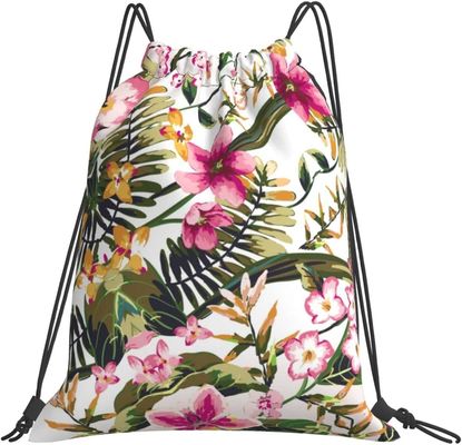 Tas Serut Untuk Wanita Wanita Tali Ransel Tas Yoga Tahan Air Nilon Ringan