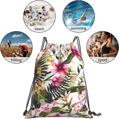 Tas Serut Untuk Wanita Wanita Tali Ransel Tas Yoga Tahan Air Nilon Ringan