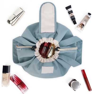 Tahan Guncangan Tahan Air Lembut Serut Tas Rias Besar Tas Kosmetik Perlengkapan Mandi Organizer untuk Wanita