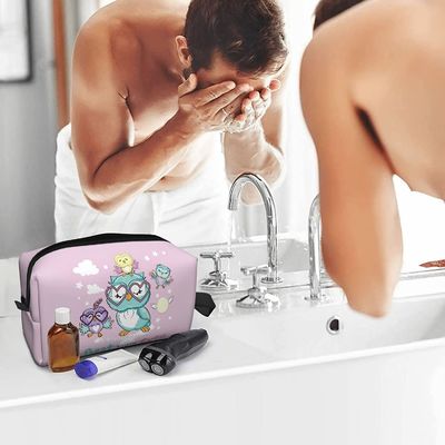Tas Kosmetik Kapasitas Besar Lembut Tahan Air dengan Ritsleting untuk Wanita Kantong Rias Perjalanan Tas Penyimpanan Portabel