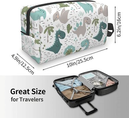 Cute Travel Soft Makeup Tas Kosmetik Kantong Aksesori Besar untuk Hadiah Anak laki-laki Ritsleting Tahan Air