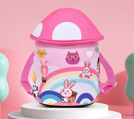 Mushroom 3D Neoprene Education Bag SBR Children Backpack Soft Tas TK