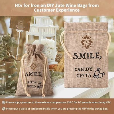 Tas Perhiasan Perlindungan Lingkungan Penyimpanan Biji Kopi Katun