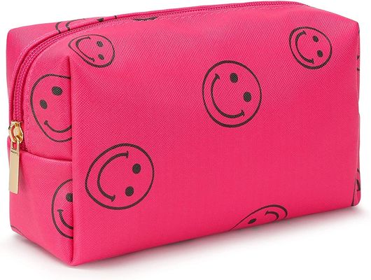 Tas Rias Rapi Pu Kulit Penyelenggara Kosmetik Tahan Air  Portabel Lucu