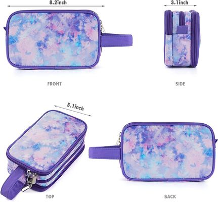 Tas Perlengkapan Mandi Bepergian untuk Gadis Remaja Kecil Kosmetik Rias Tahan Air Tas Cuci Gantung Bepergian