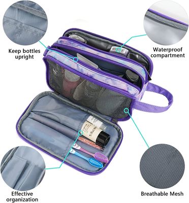 Tas Perlengkapan Mandi Bepergian untuk Gadis Remaja Kecil Kosmetik Rias Tahan Air Tas Cuci Gantung Bepergian