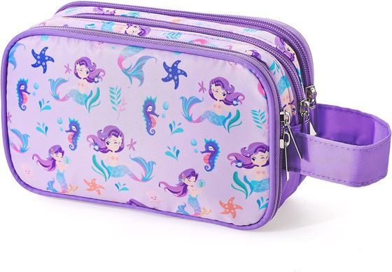 Tas Perlengkapan Mandi Bepergian untuk Gadis Kecil Kosmetik Rias Tahan Air Tas Cuci Gantung Perlengkapan Mandi Bepergian Balita