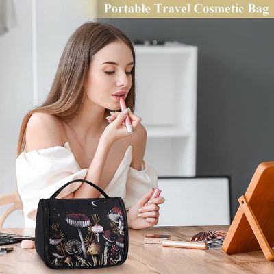 Tas Perlengkapan Mandi Pelindung Tahan Guncangan Portabel untuk Wanita Tas Make Up Perjalanan Multifungsi Tas Kosmetik Lucu