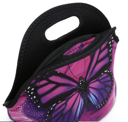Desain Kupu-kupu Tas Pendingin Neoprene Tahan Air SBR Insulated Lady Tote Disesuaikan
