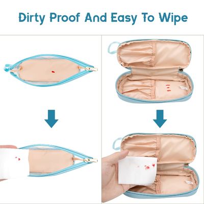 Tas Perlengkapan Mandi Tas Kosmetik Tahan Air Berkualitas Tinggi Dengan Ritsleting