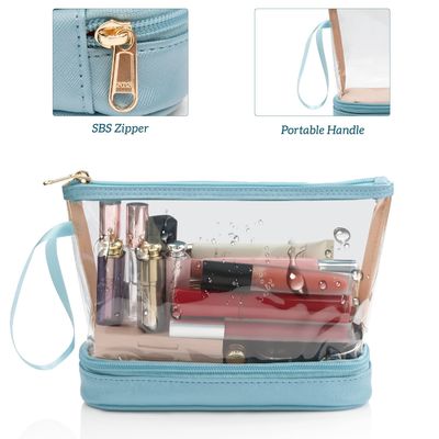 Tas Perlengkapan Mandi Tas Kosmetik Tahan Air Berkualitas Tinggi Dengan Ritsleting