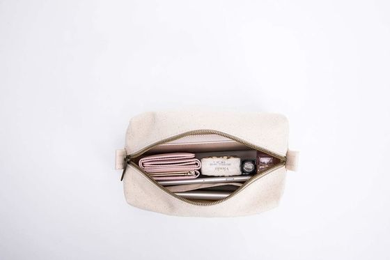 Tas Perlengkapan Mandi Kosmetik Tahan Air PVC Dengan Ritsleting