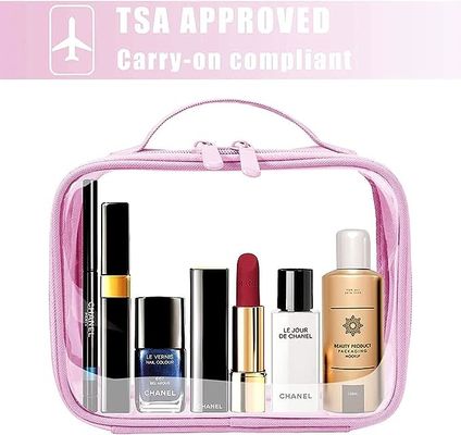 Tas Perlengkapan Mandi Kosmetik Penyimpanan Tahan Guncangan Tahan Air Dengan Tali Pegangan