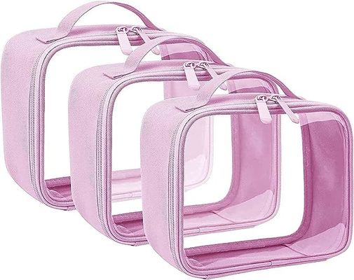 Tas Perlengkapan Mandi Kosmetik Penyimpanan Tahan Guncangan Tahan Air Dengan Tali Pegangan