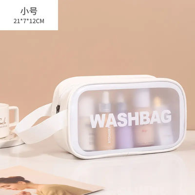 Kapasitas penyimpanan Kantong kosmetik tahan air Kantong toilet dengan pegangan