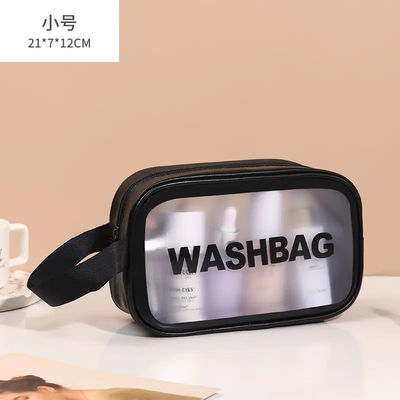 Kapasitas penyimpanan Kantong kosmetik tahan air Kantong toilet dengan pegangan