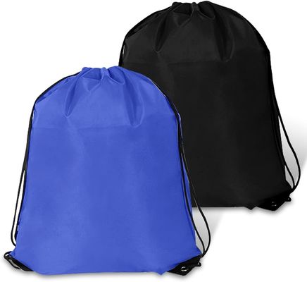 PE Drawstring Bag Backpack Gym Sackpack Bulk Softball Hadiah Penyimpanan Workout Bag