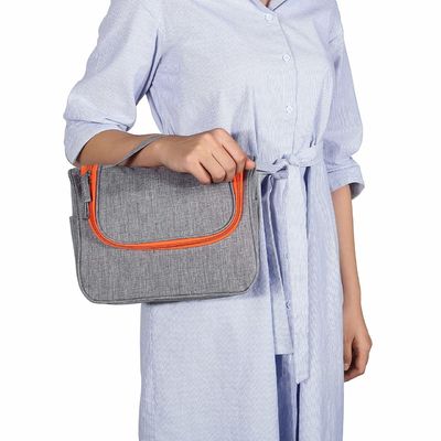 Kain tahan air tahan air gantungan tas toilet dengan pegangan