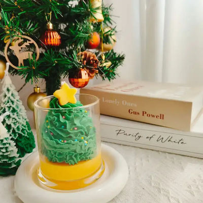 High End Kesabaran Cantik Cute tahan lama Christmas Tree Lilin