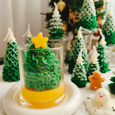 High End Kesabaran Cantik Cute tahan lama Christmas Tree Lilin