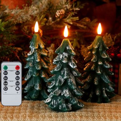 Lilin Taper yang Tidak Bisa Dipadamkan Lilin Pohon Natal Lilin Kuning