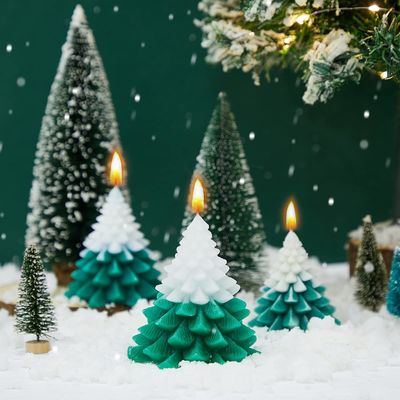 pohon natal lilin beraroma pohon berbentuk rumah lilin hadiah untuk pesta natal
