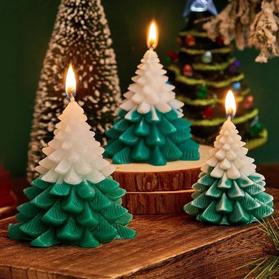 pohon natal lilin beraroma pohon berbentuk rumah lilin hadiah untuk pesta natal