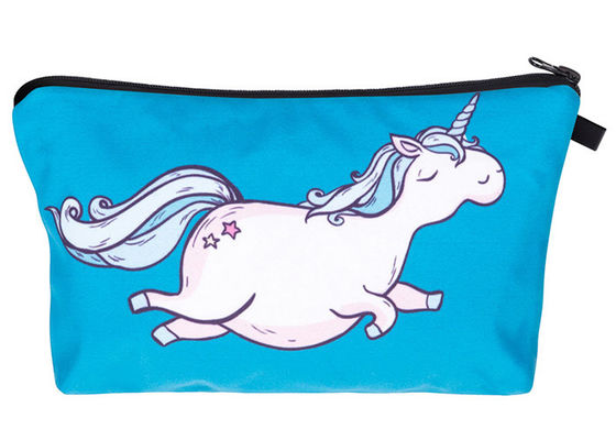 Penyelenggara Tas Kosmetik Desain Unicorn 18*13.5cm Tas Perlengkapan Mandi Bepergian