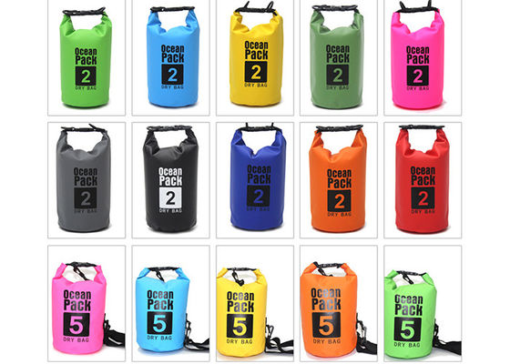 600D PVC Waterproof Ocean Pack Dry Bag OEM Layanan LOGO Kustom