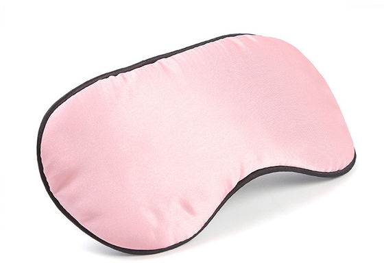 Luxury Silk Floss Pink Sleeping Eye Cover Untuk Travel OEM