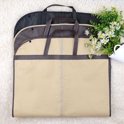 Oxford Non Woven Garment Storage Bag Mens Suit Carrier Untuk Travel Packaging